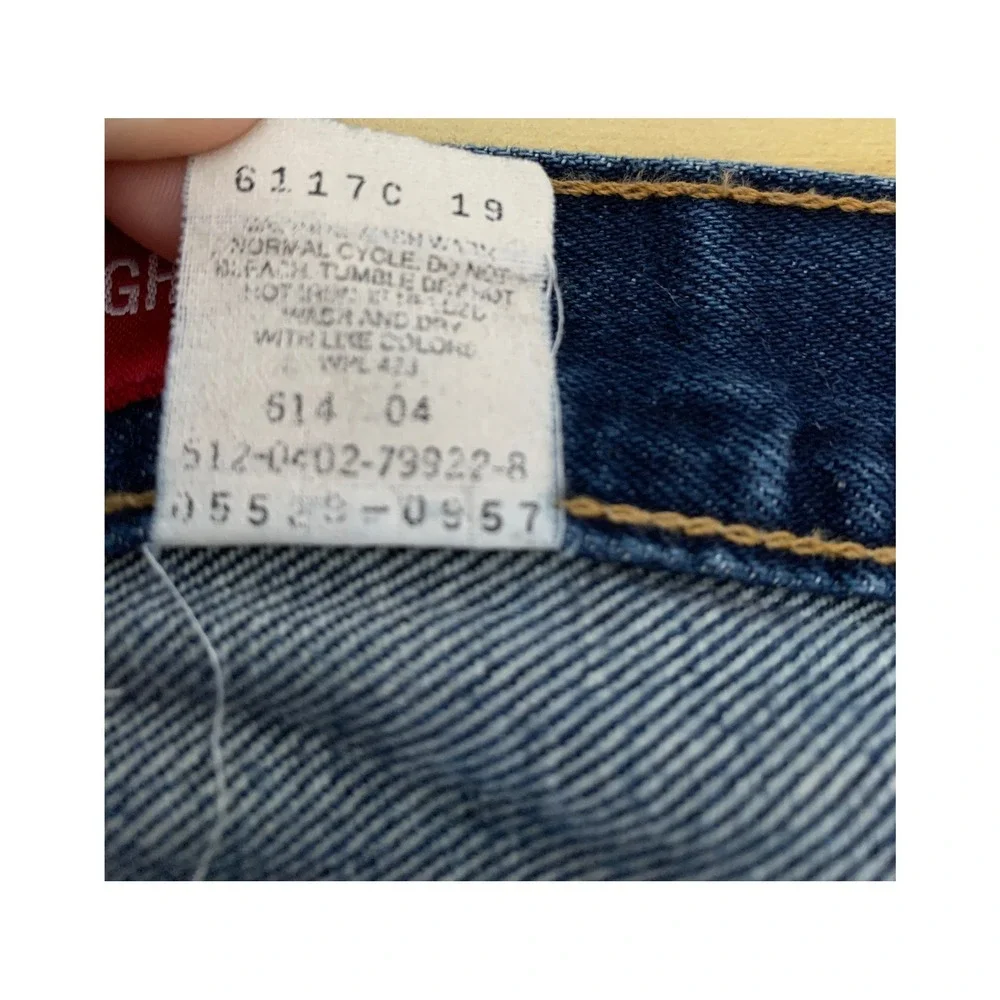 Vintage Levis 529 Jeans Mens 32x30 Blue Low Rise Straight 90s Fade Made USA